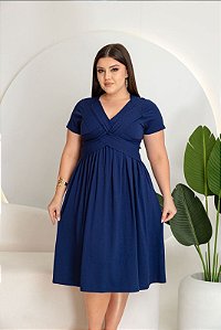 Vestido cora azul marinho g4