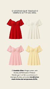 Vestido Elise amarelo 50