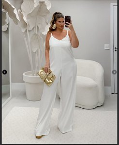 Macacão bali branco exg