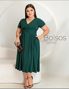 Vestido cora verde g2