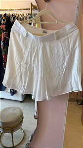 Short saia branco 48