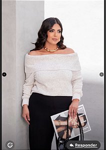 blusa ombro