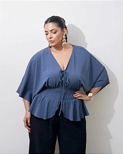 blusa lidia azul 54