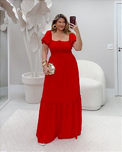 Vestido Mary vermelho GG