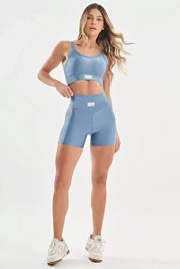 Short Bright Azul Vintage