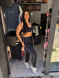 Legging Elástico Personalizado Alto Giro