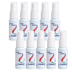 KIT 10 LIMPA LENTES - 25ML