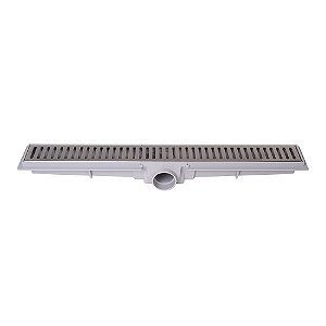 Ralo Linear com Grelha 5x50cm Inox Estrela