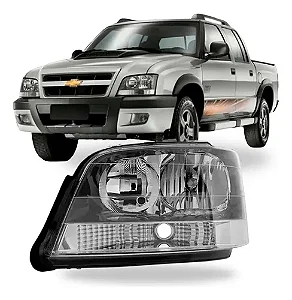 Farol GM S-10 01/11 Blazer Cinza
