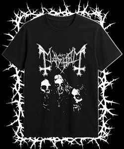 Camiseta Mayhem BLACK METAL
