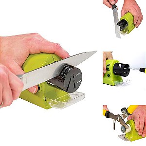 Afiador Amolador Elétrico de Faca Tesoura Chave de Fenda