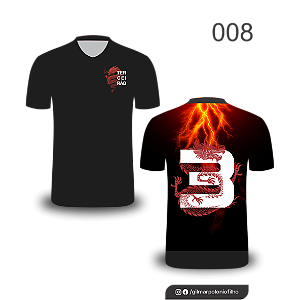 Estampa Terceirão Dragão Chinês Red