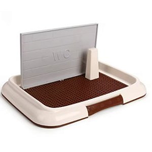 Banheiro para animais de estimação (Pequeno) Cor:Marrom