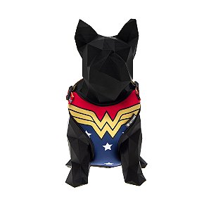 Peitoral Air Mulher Maravilha para Cães - G