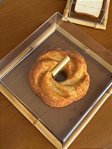 Conjunto Bambu e Vidro - 33 x 33 x 10 cm