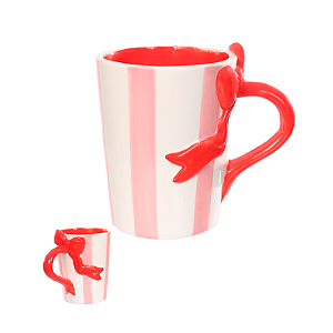 Caneca Laço Cerâmica - 300 ml