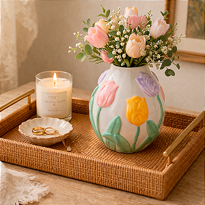 Bandeja Decorativa Refine - 4 x 45 x 30 cm