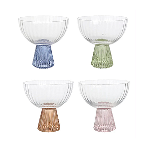 Conjunto 4 Taças para Sobremesa Colors - 228 ml