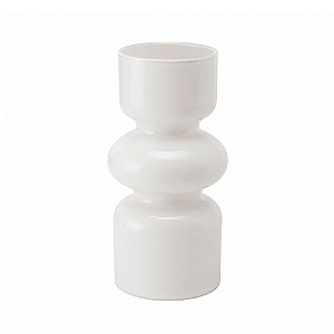 Vaso Decorativo Branco - 18 x 10 cm