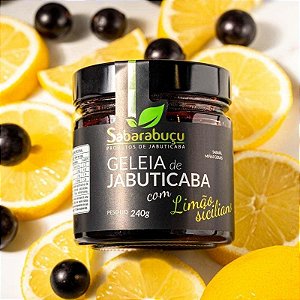 Geleia de Jabuticaba com Limão Siciliano Sabarabuçu 240g