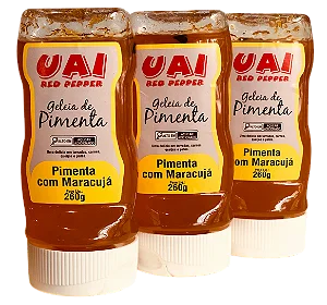Geleia de Pimenta com Maracujá Uai Red Pepper – 260g