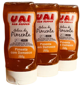 Geleia de Pimenta com Damasco Uai Red Pepper – 260g