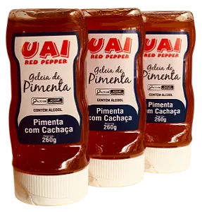 Geleia de Pimenta com Cachaça Uai Red Pepper – 260g