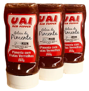 Geleia de Pimenta com Frutas Vermelhas Uai Red Pepper – 260g