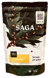Café Saga Canastra Nº 02 – Torrado em Grãos (250g)