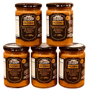 Doce de Leite Fazenda Mineira – Fondant 430g (Zero Lactose e Sem Adição de Açúcar)