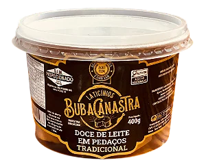 Doce de Leite em Pedaços Tradicional BubaCanastra 400g
