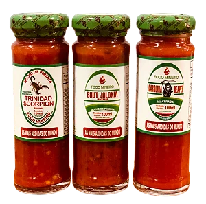 Molhos de Pimenta Artesanais Fogo Mineiro