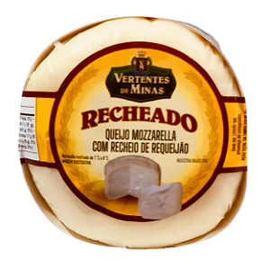 Queijo Mozzarella Recheado com Requeijão Vertentes de Minas