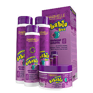 Kit Babablu Uva - Charmelle Cosméticos