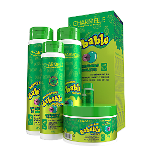 Kit Babablu Maça Verde - Charmelle Cosméticos