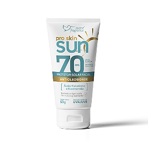 Pro Skin Sun - Protetor Solar Facial Antioleosidade FPS 70 com 50g - Suave Fragrance