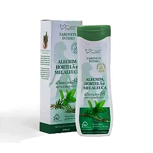 Sabonete Íntimo Alecrim, Hortelã e Melaleuca 200ml - Suave Fragrance