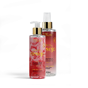 Kit Body Splash + Hidratante Desejo - Suave Fragrance