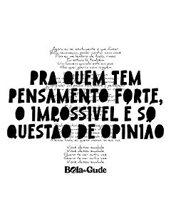 Pensamento Forte (Letra)