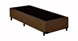 Cama Box Base Solteiro Suede- 78x188x30
