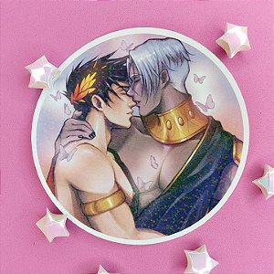[Adesivo Avulso] Thanatos e Zagreus