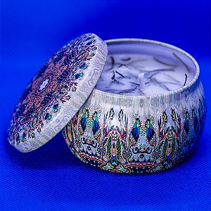 VELA COPO PERSONALIZADO COM TAMPA - Aroma Alecrim