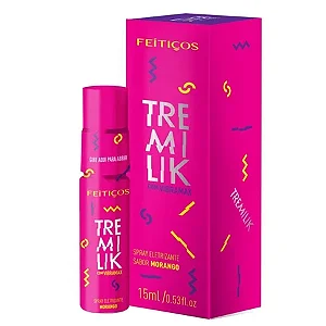 Tremilik Vibramax Beijável Sabor Morango 15Ml Feitiços