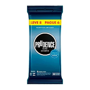 Preservativo Lubrificado Super Sensitive