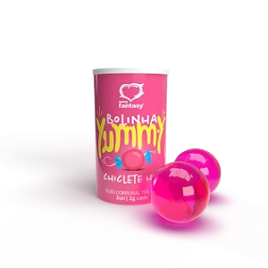 Bolinha Explosiva Yummy Chiclete Hot