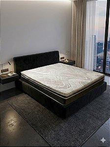 Colchão DOM  –  Suede Marrom