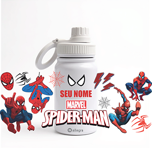 Garrafa Térmica Baby 350ml - HOMEM ARANHA