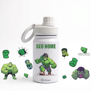 Garrafa Térmica Baby 350ml - Hulk Green