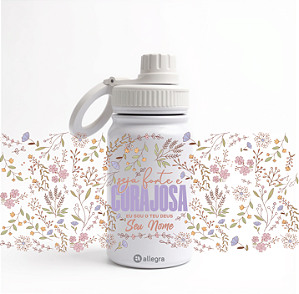 Garrafa Térmica Custom Baby 350ml - Eu sou o teu Deus