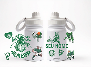 Garrafa Térmica Custom Baby 350ml - Palmeiras Mancha verde